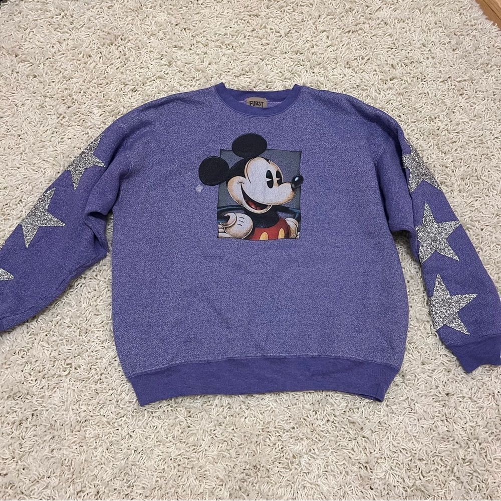 Furst of A Kind LF Disney Mickey Purple Crewneck - Picture 2 of 5